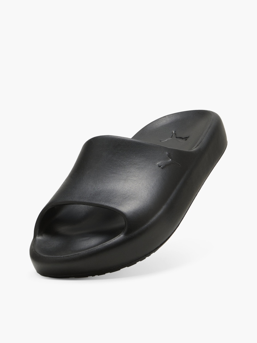 Men Shibui Cat Logo Embossed Slides