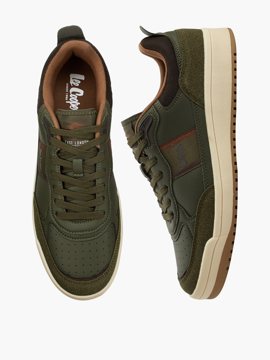 Men Lace-Up Ankle Sneakers