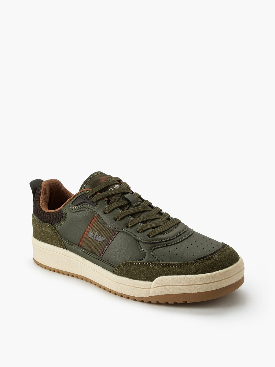 Men Lace-Up Ankle Sneakers