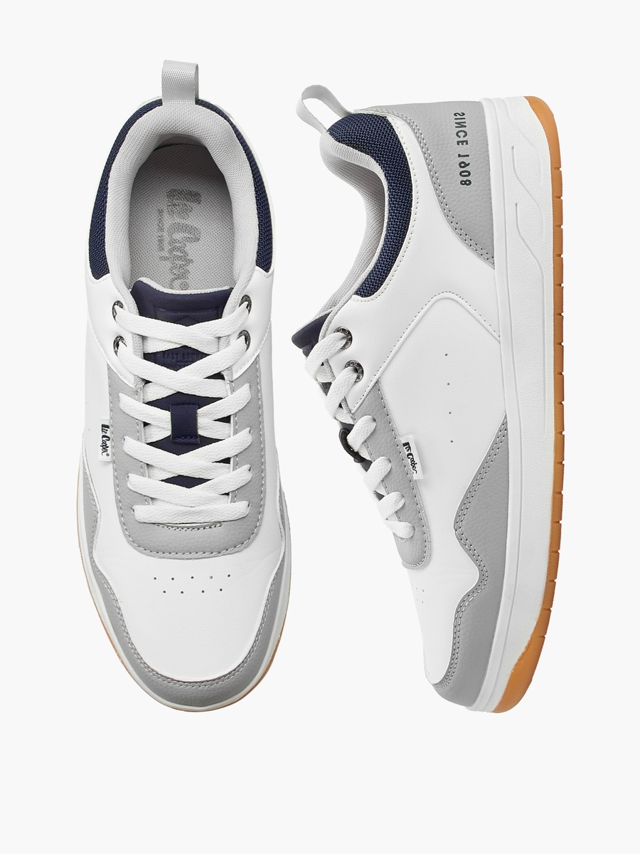 Men Panelled Lace-Up Sneakers