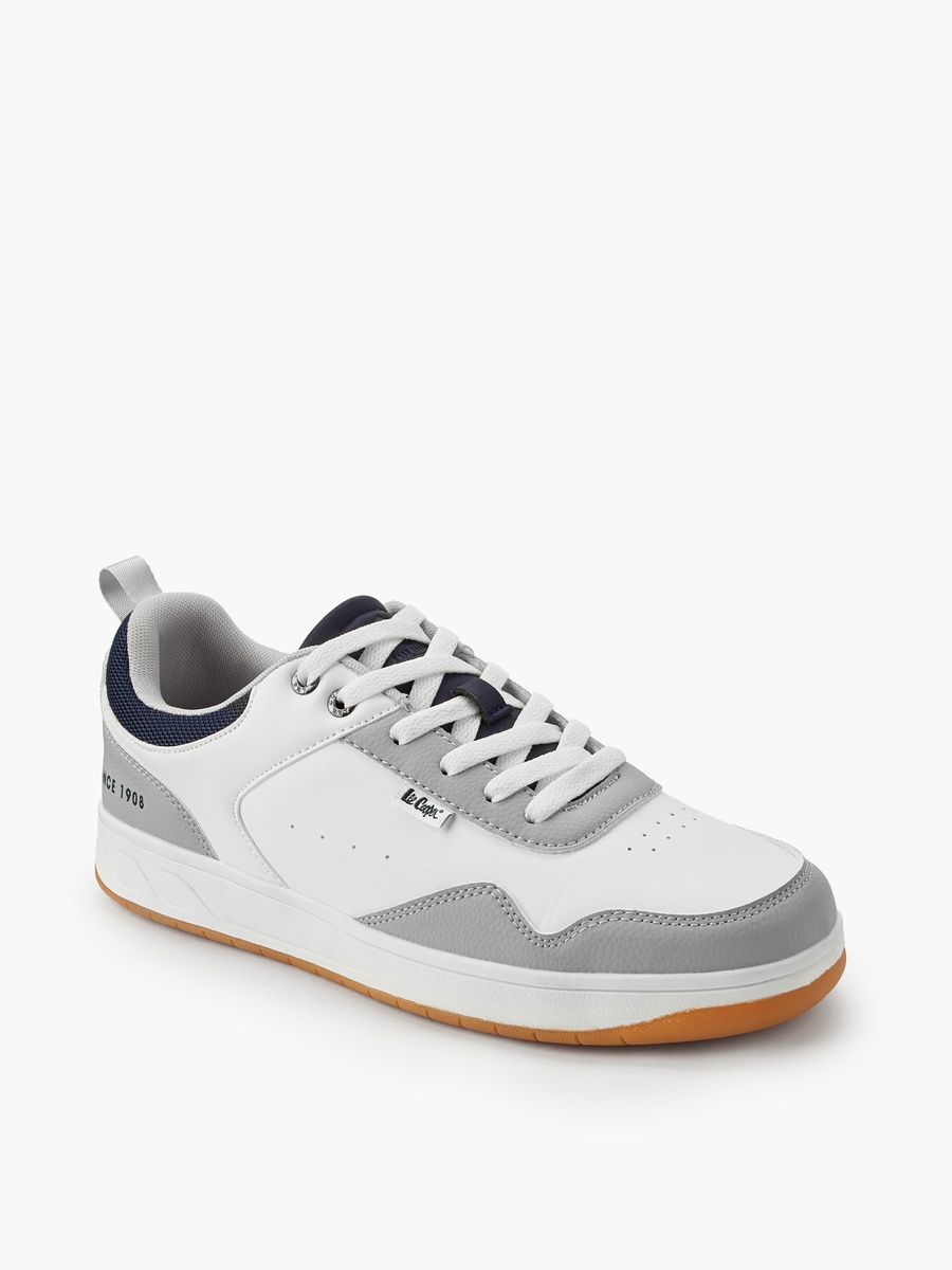 Men Panelled Lace-Up Sneakers