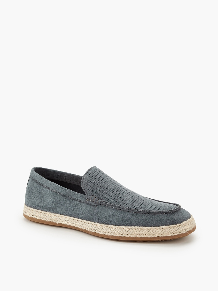 Men Textured Espadrille Loafers