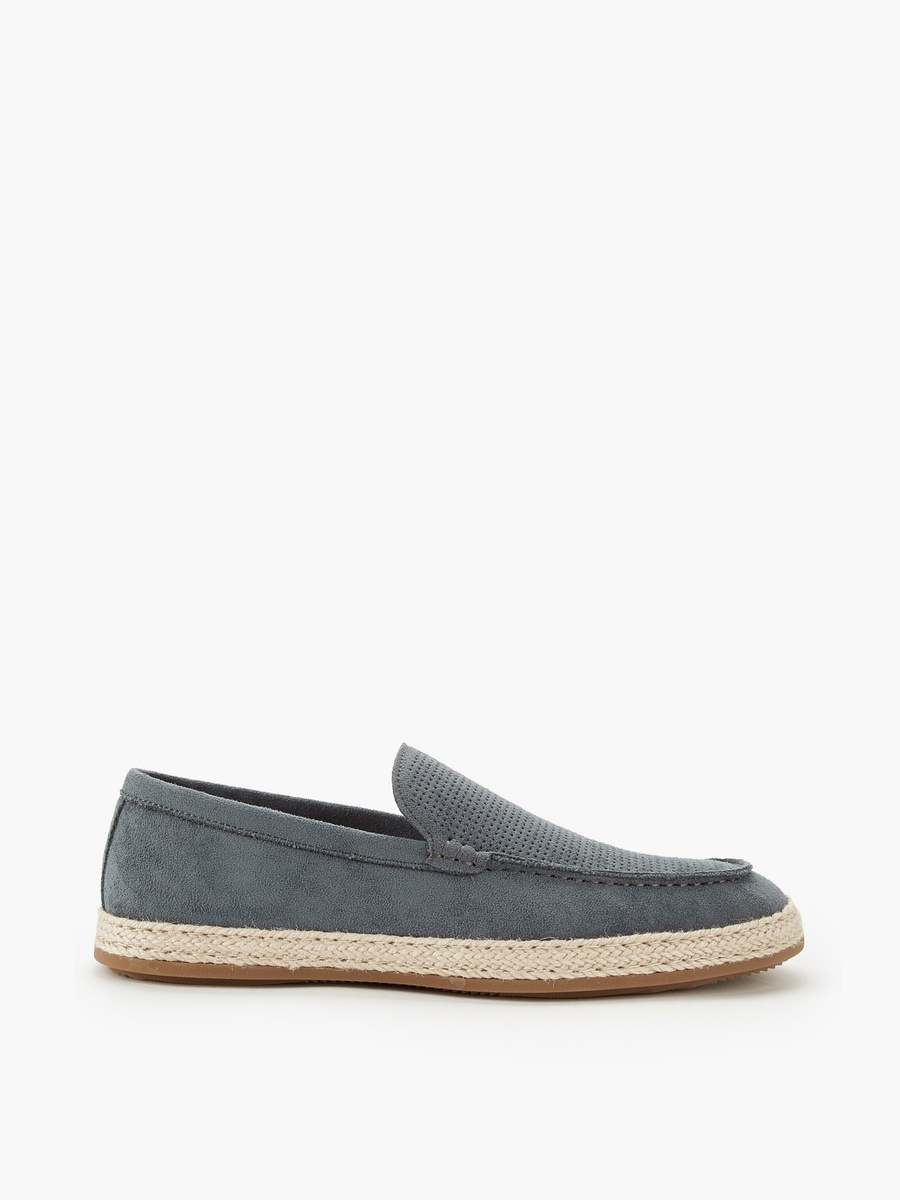 Men Textured Espadrille Loafers
