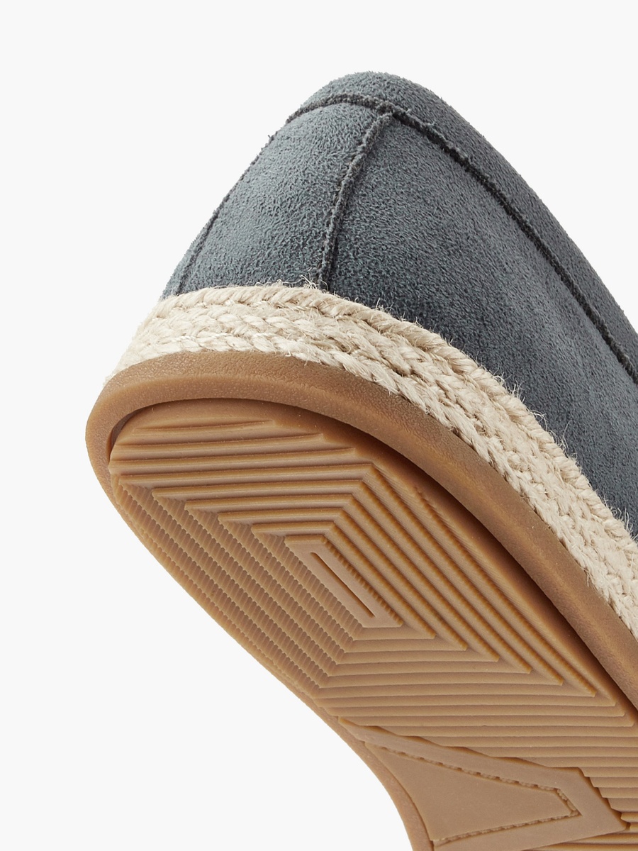 Men Textured Espadrille Loafers