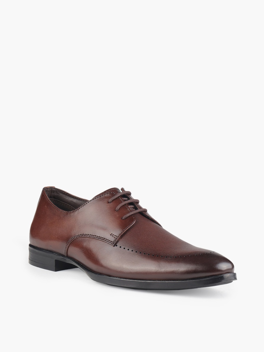 Men Lace-Up Derby Shoes