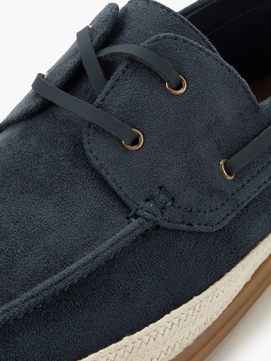 Men Lace-Up Espadrille Boat Shoes