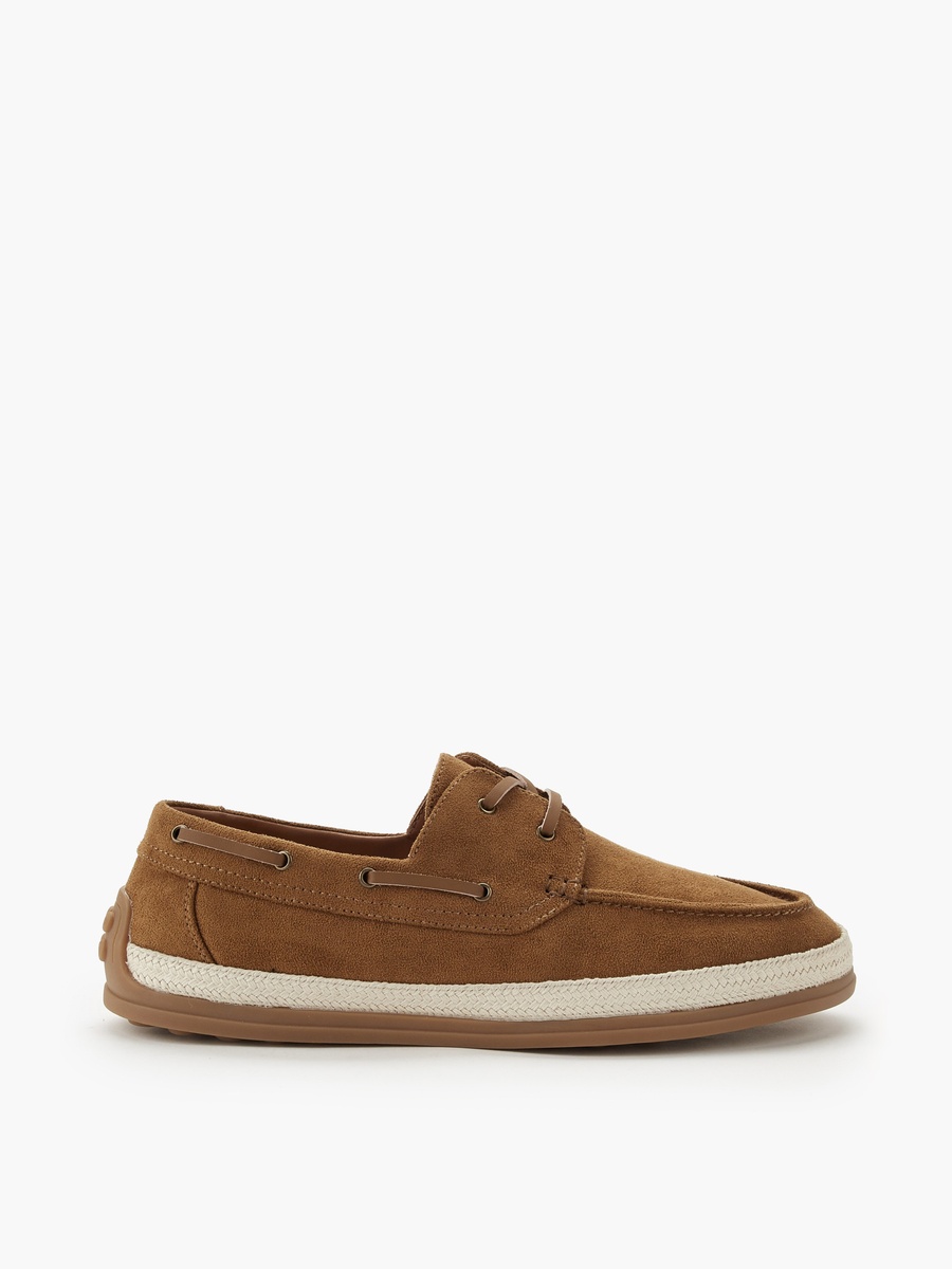 Men Lace-Up Espadrille Boat Shoes