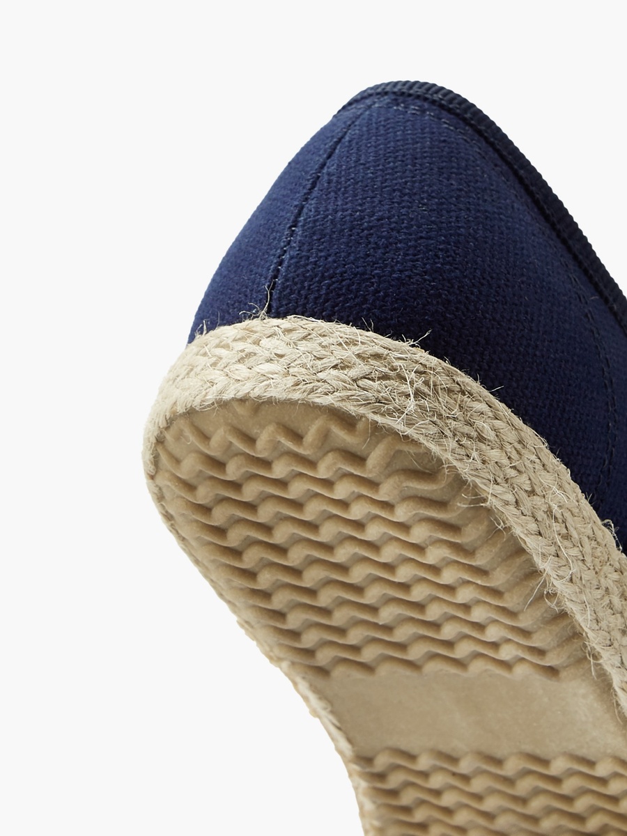 Eyelet Detail Espadrille Loafers