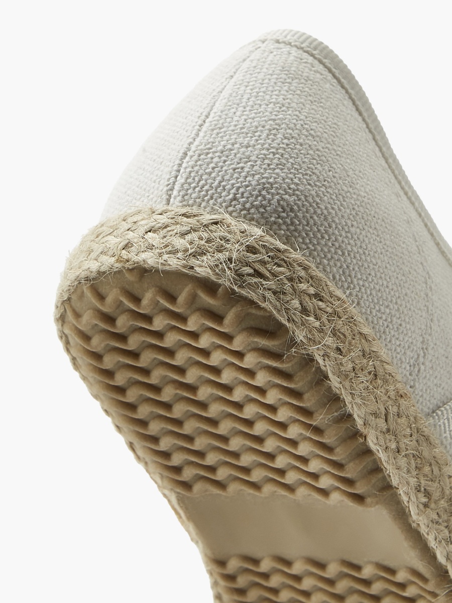 Eyelet Detail Espadrille Loafers