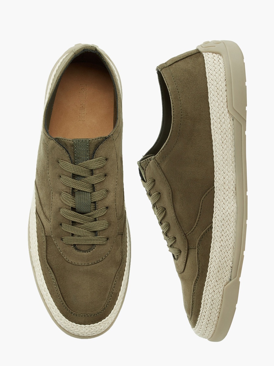 Men Lace-Up Espadrille Sneakers