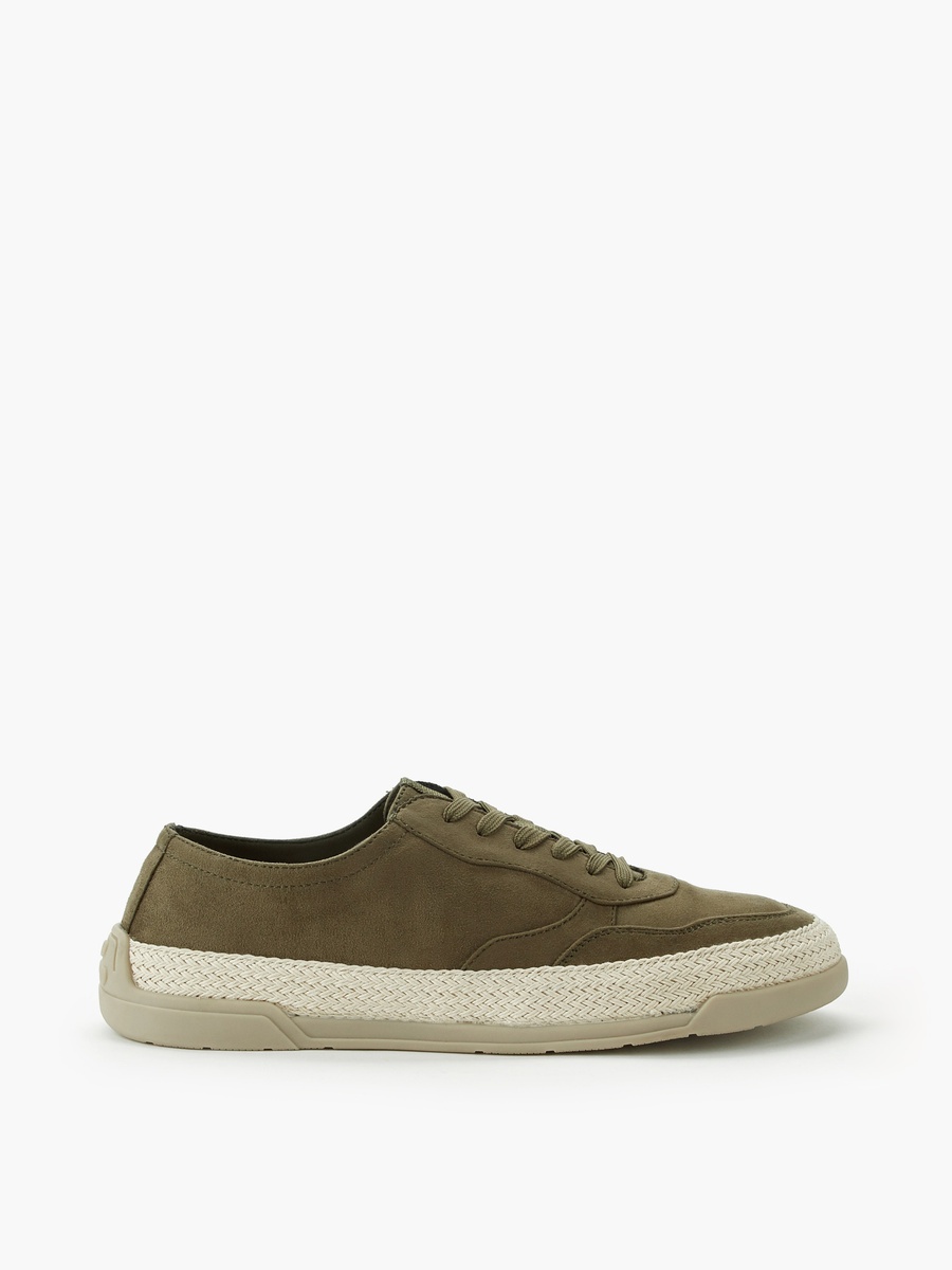 Men Lace-Up Espadrille Sneakers