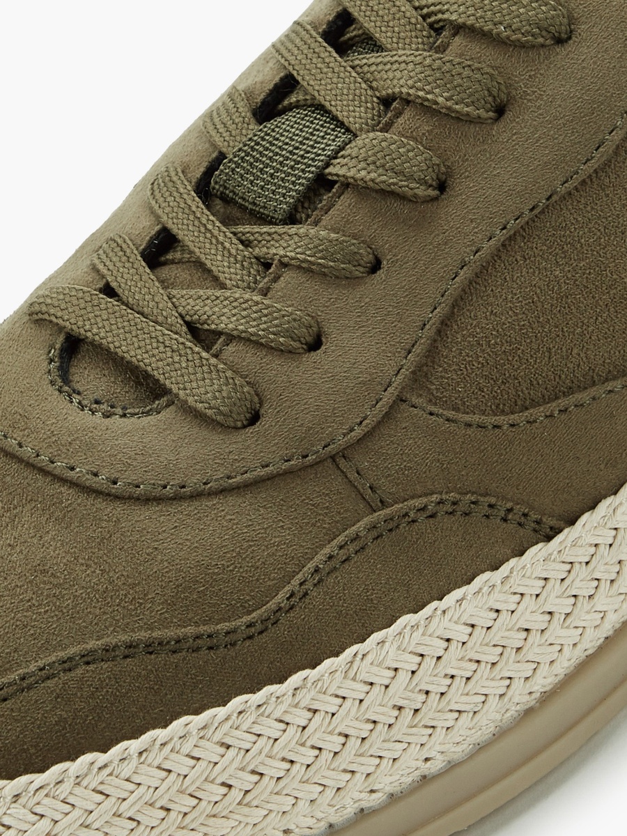 Men Lace-Up Espadrille Sneakers