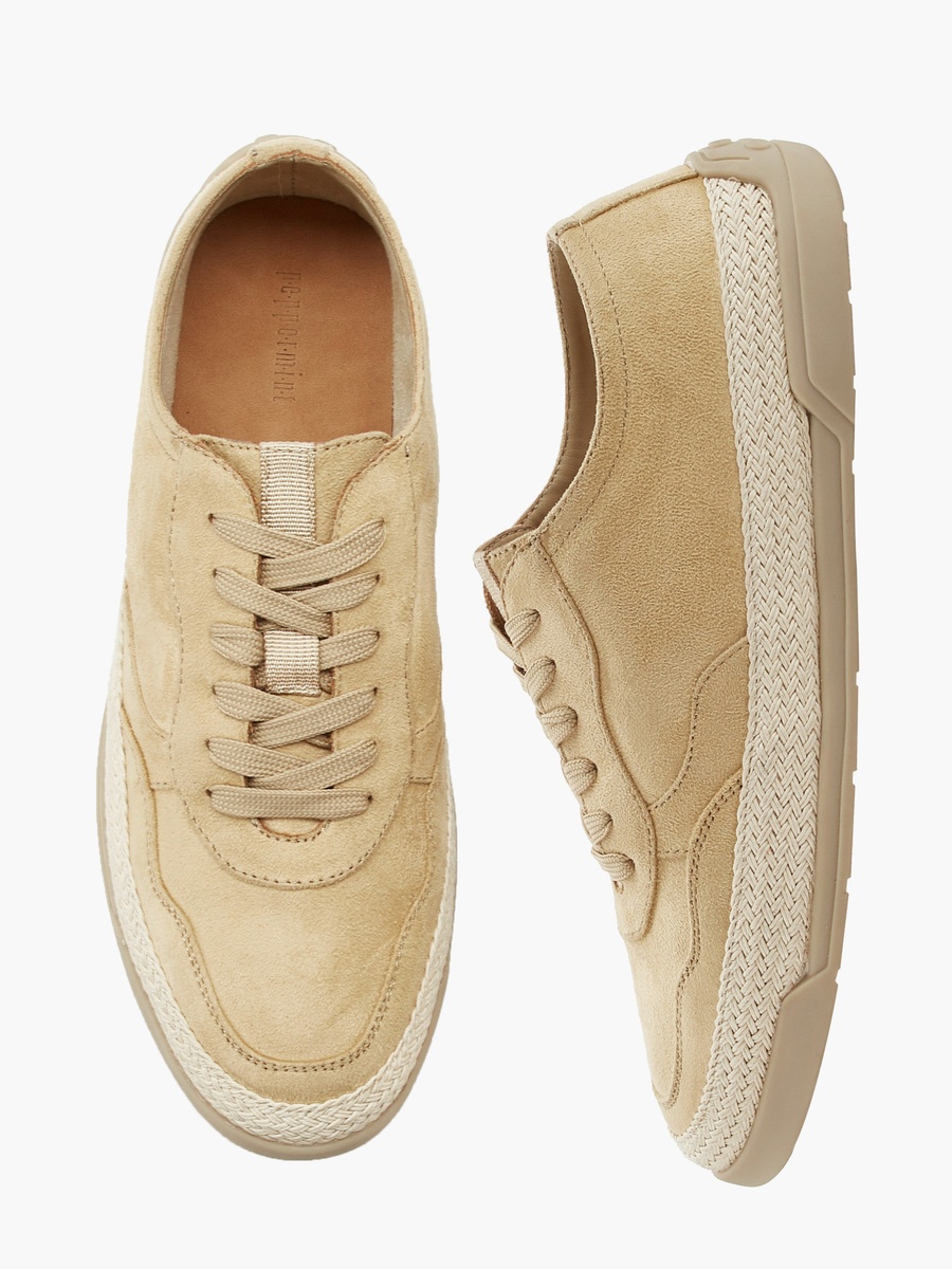 Men Lace-Up Espadrille Sneakers