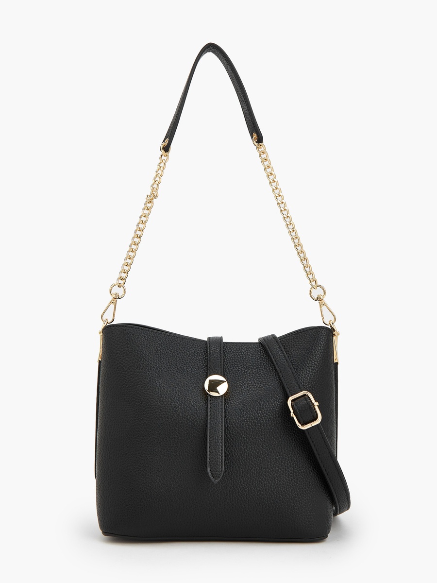 Shoulder Bag With Detachable Shoulder Strap