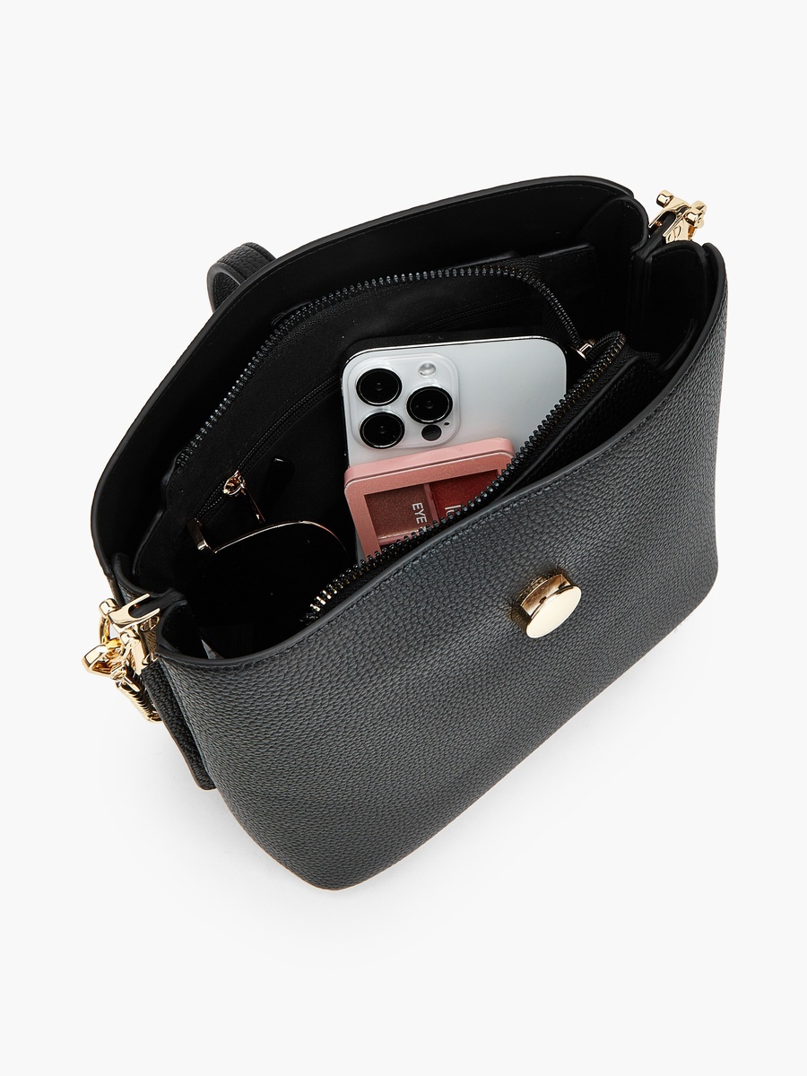 Shoulder Bag With Detachable Shoulder Strap