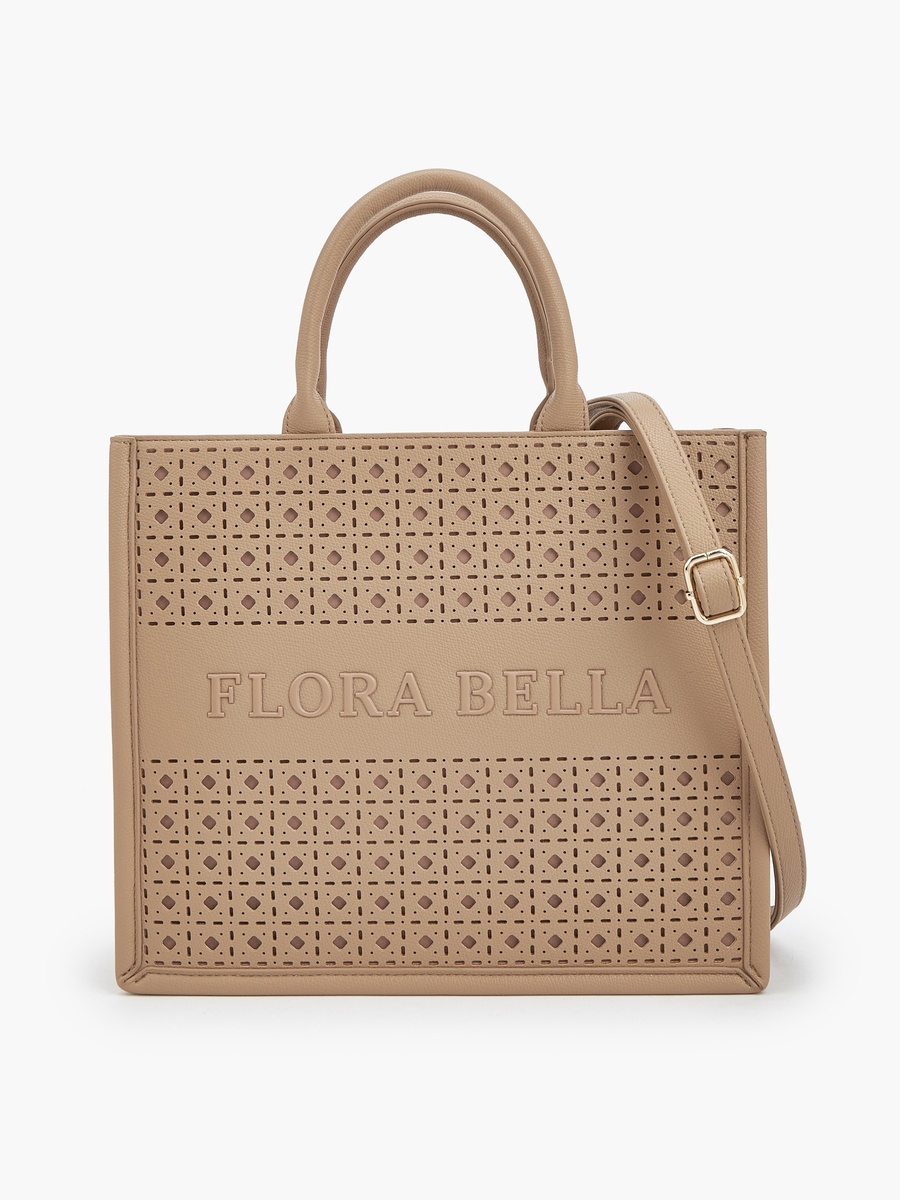 Laser Cut Tote Bag with Detachable Strap