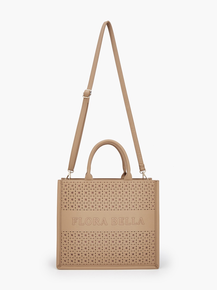 Laser Cut Tote Bag with Detachable Strap