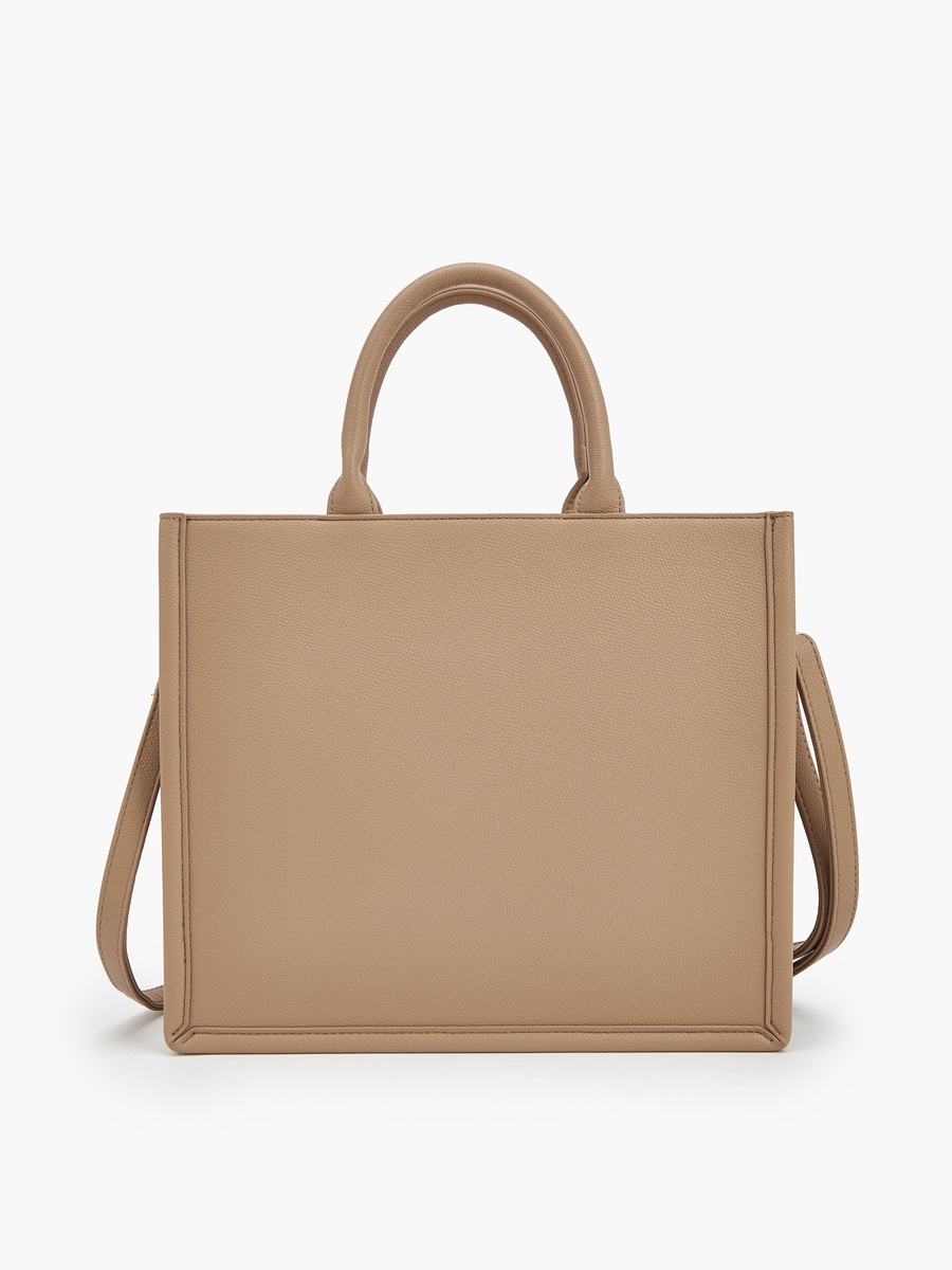 Laser Cut Tote Bag with Detachable Strap