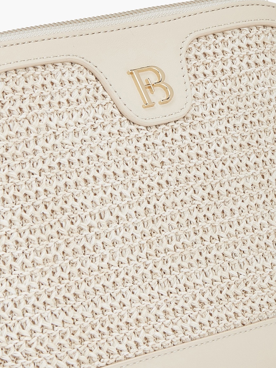 Raffiya Textured Crossbody Bag