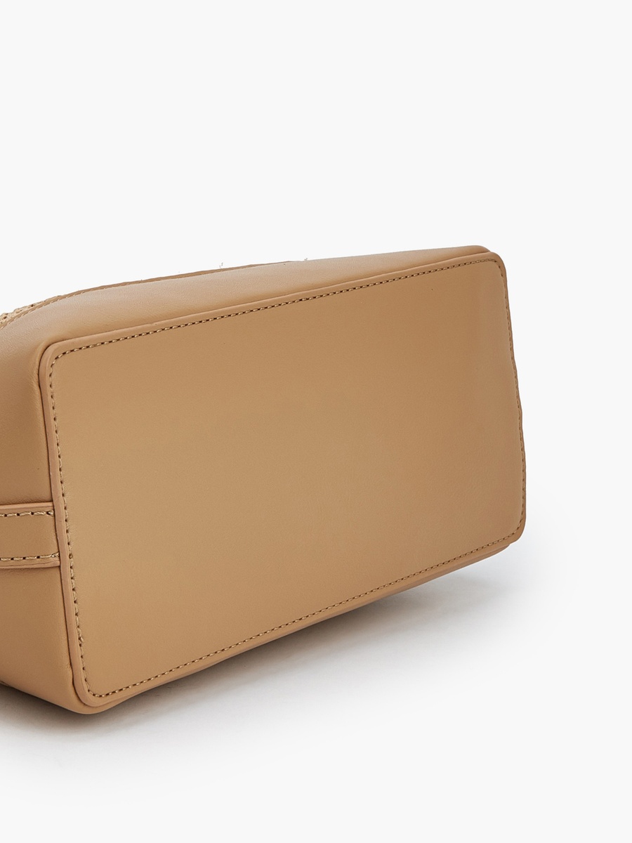Raffiya Textured Crossbody Bag