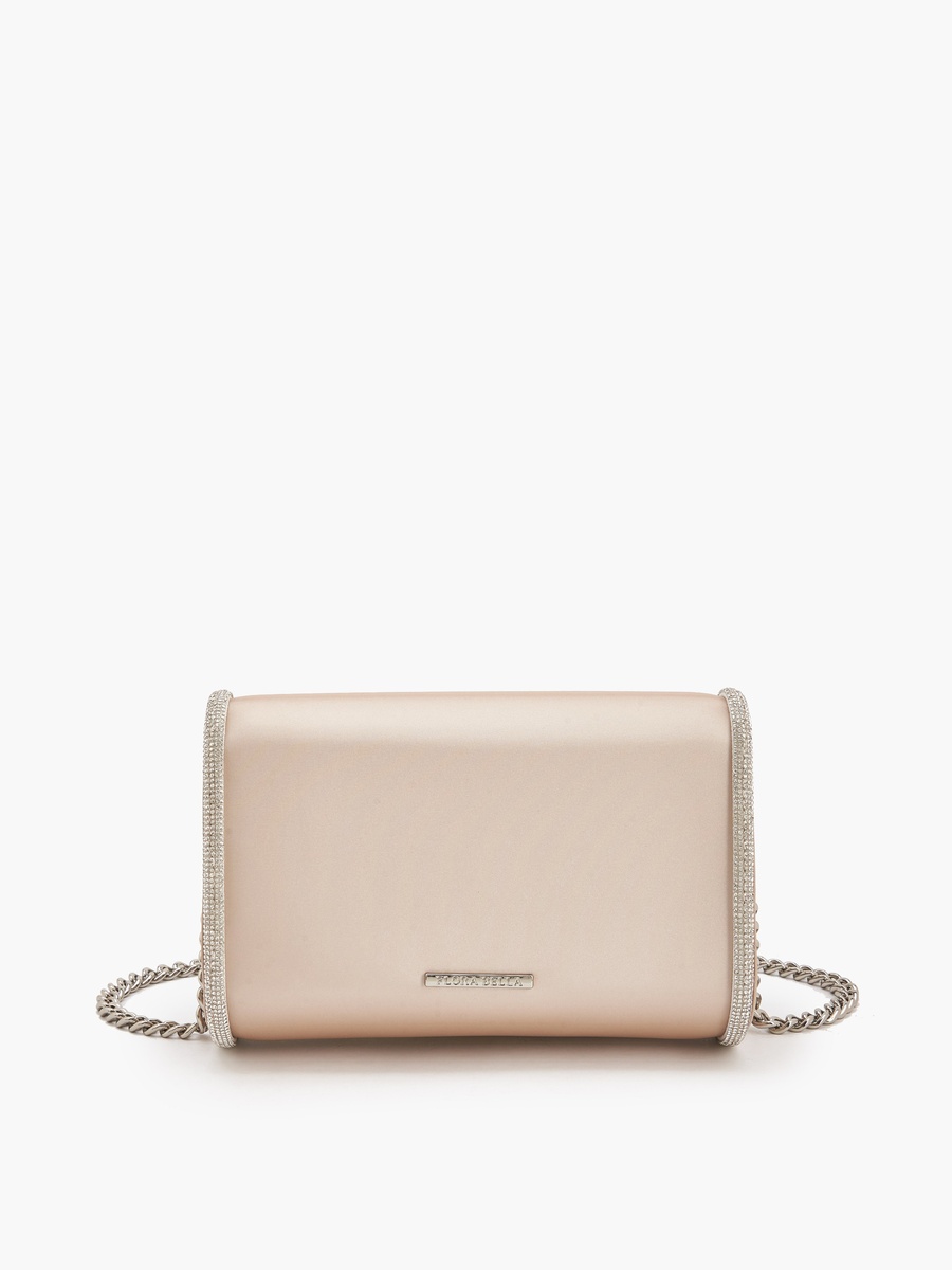 Embellished Crossbody Bag with Chain Strap