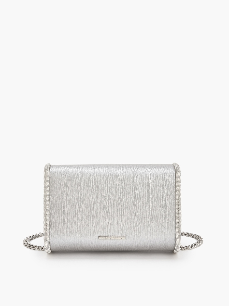 Embellished Crossbody Bag with Chain Strap