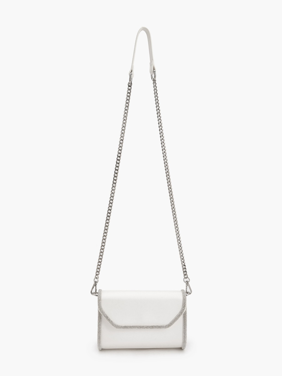 Embellished Crossbody Bag with Chain Strap