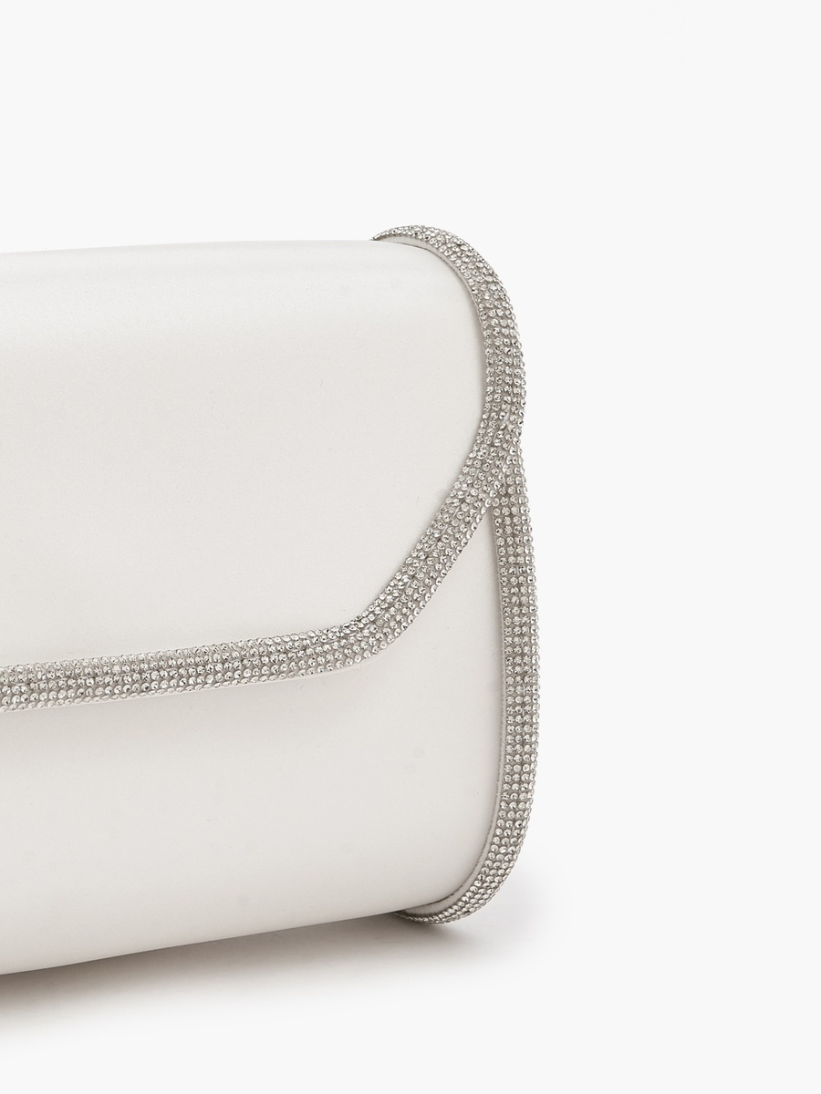 Embellished Crossbody Bag with Chain Strap