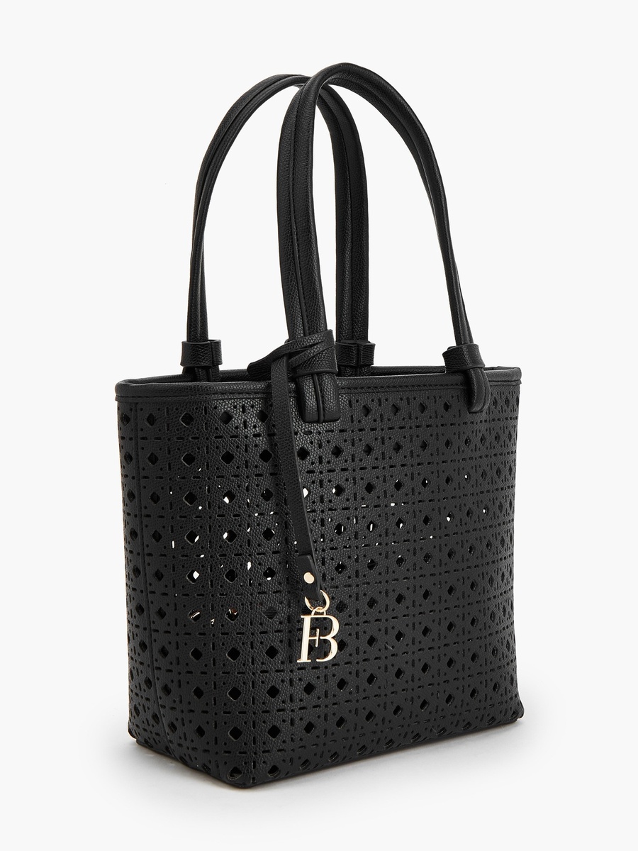 Laser Cut Tote Bag with Crossbody Bag