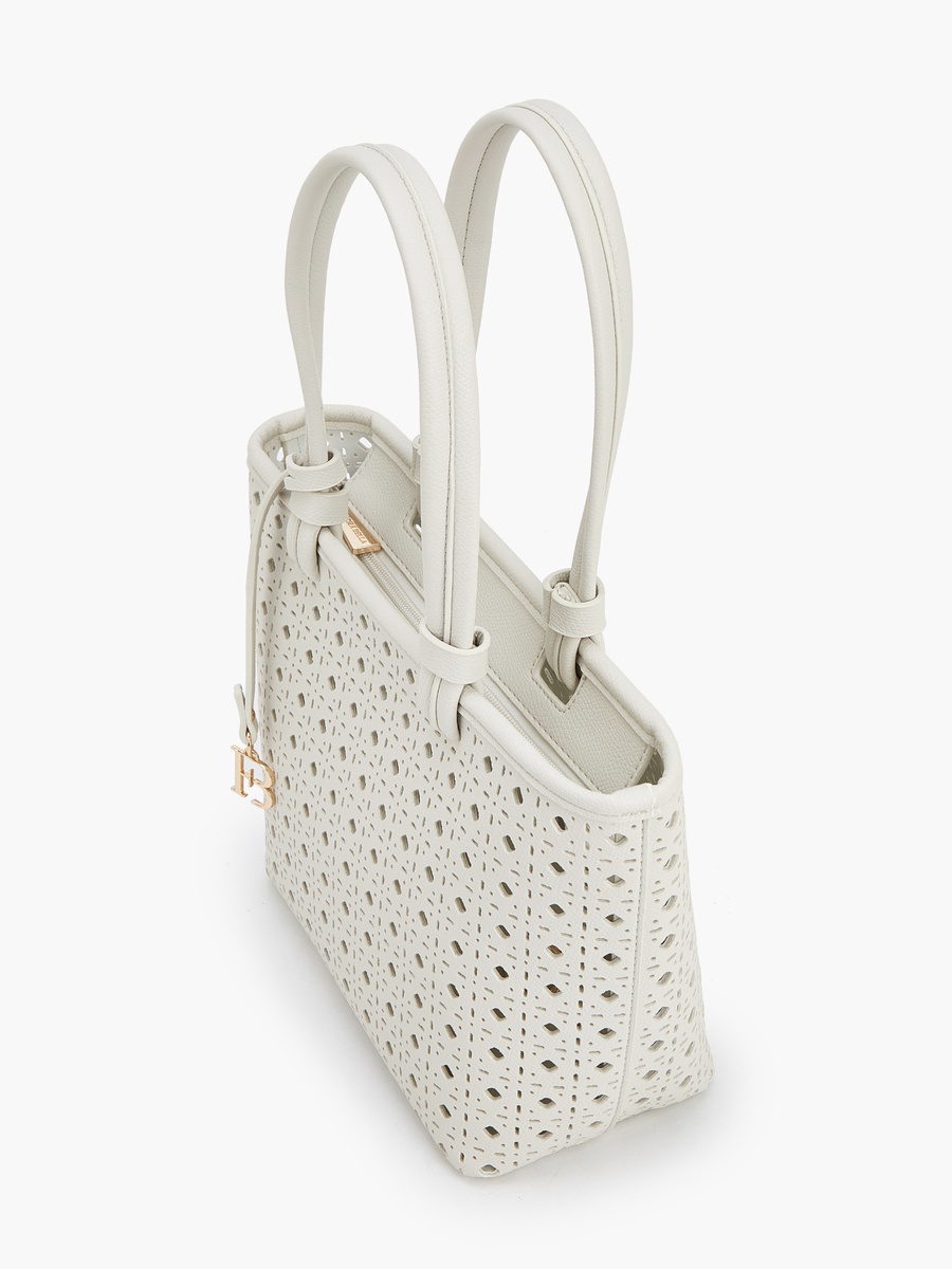 Laser Cut Tote Bag with Crossbody Bag