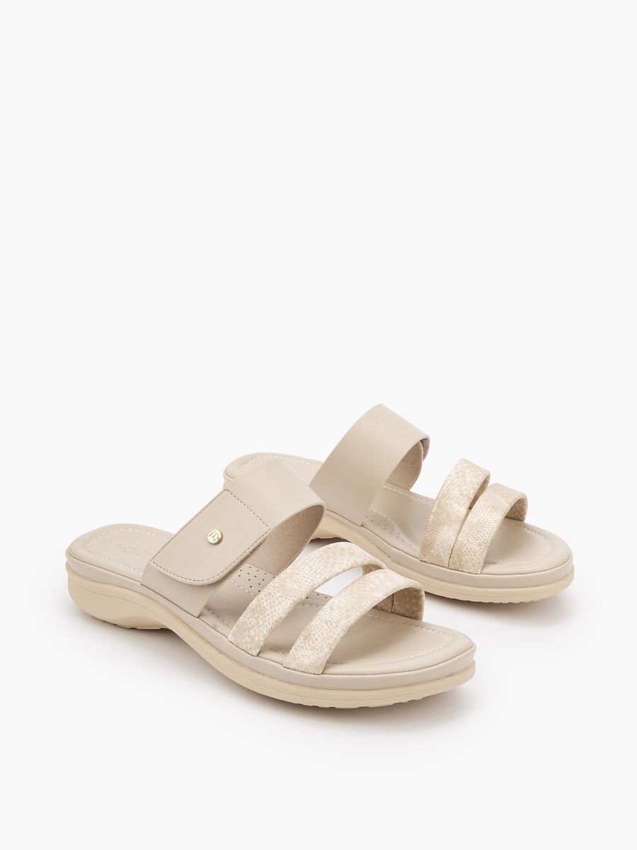 Women Textured Slip-On Sandals