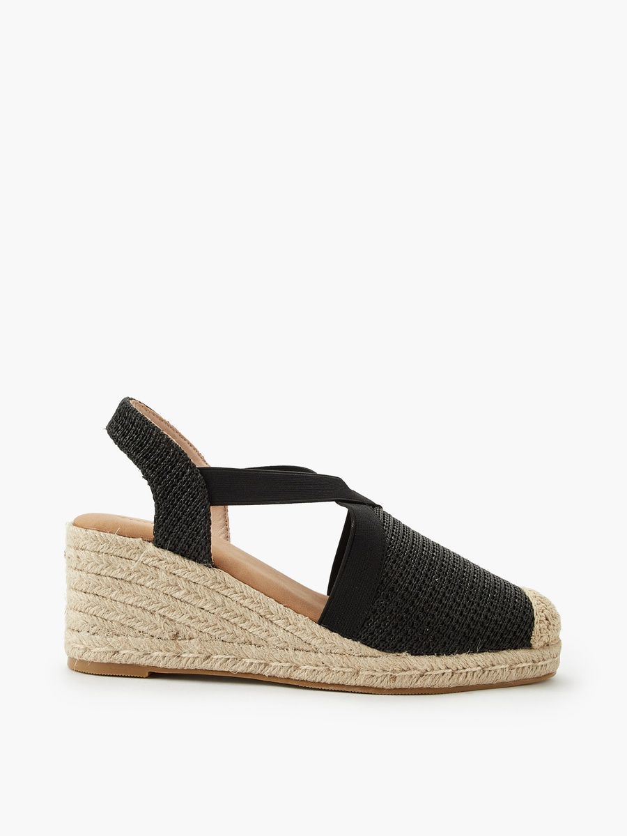 Women Wedge Heel Slingback Espadrilles