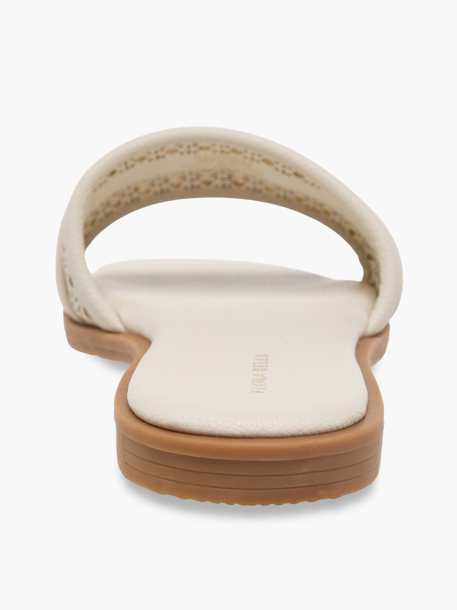 Women Laser Cut Slide Sandals