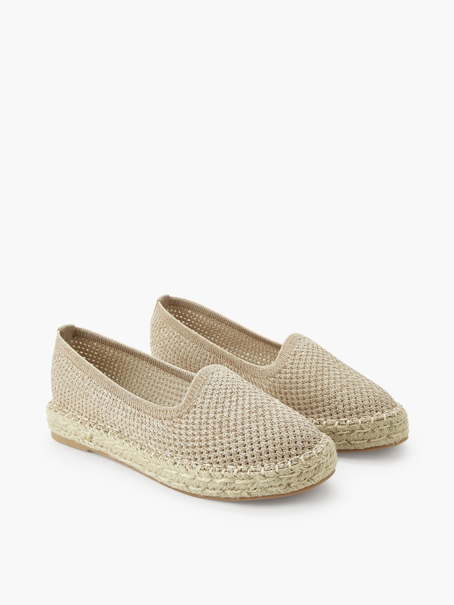 Women Textured Espadrille Loafers
