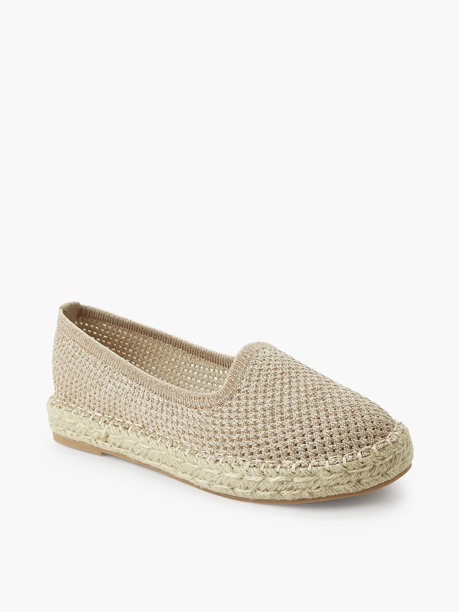 Women Textured Espadrille Loafers