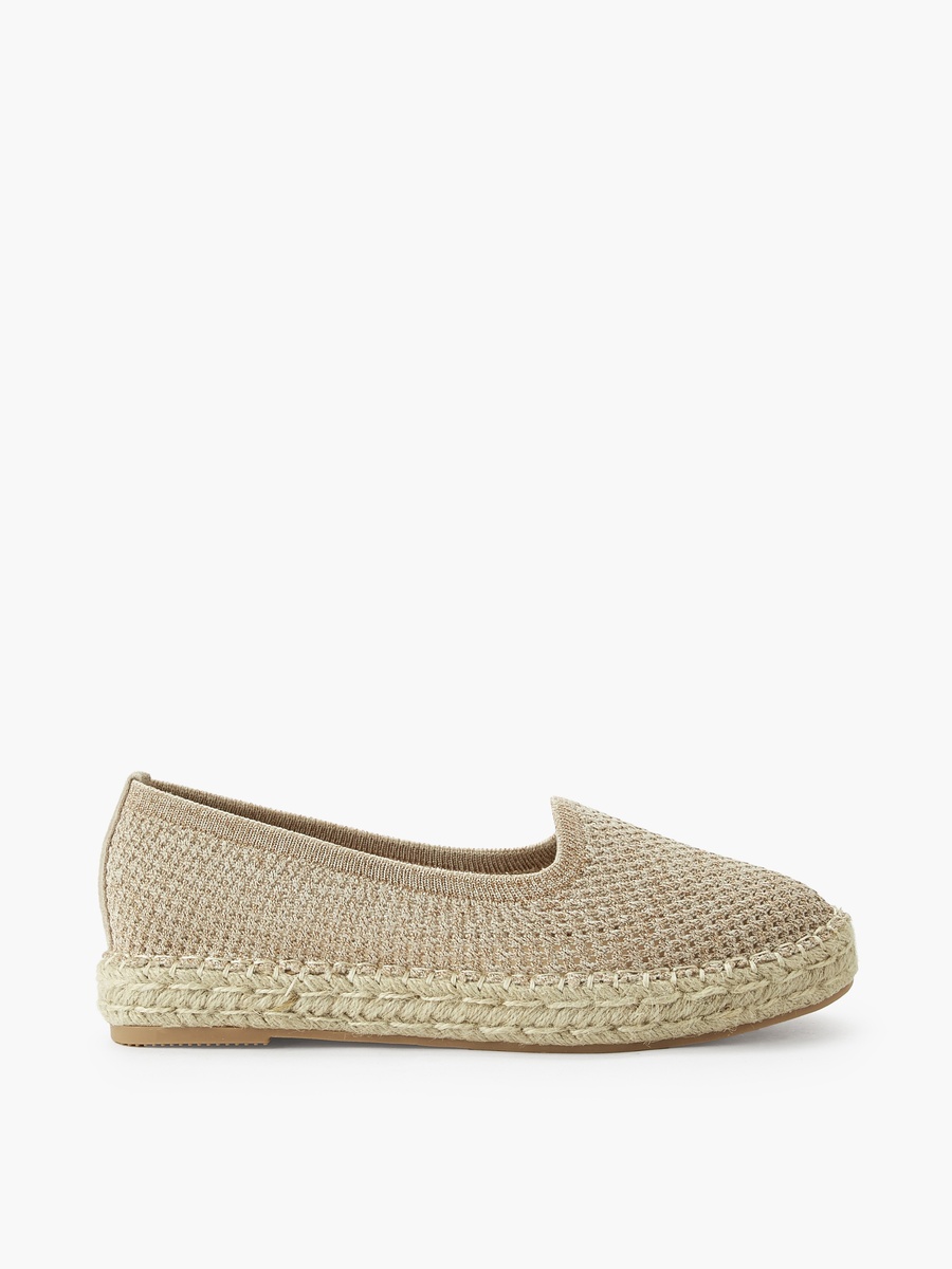 Women Textured Espadrille Loafers