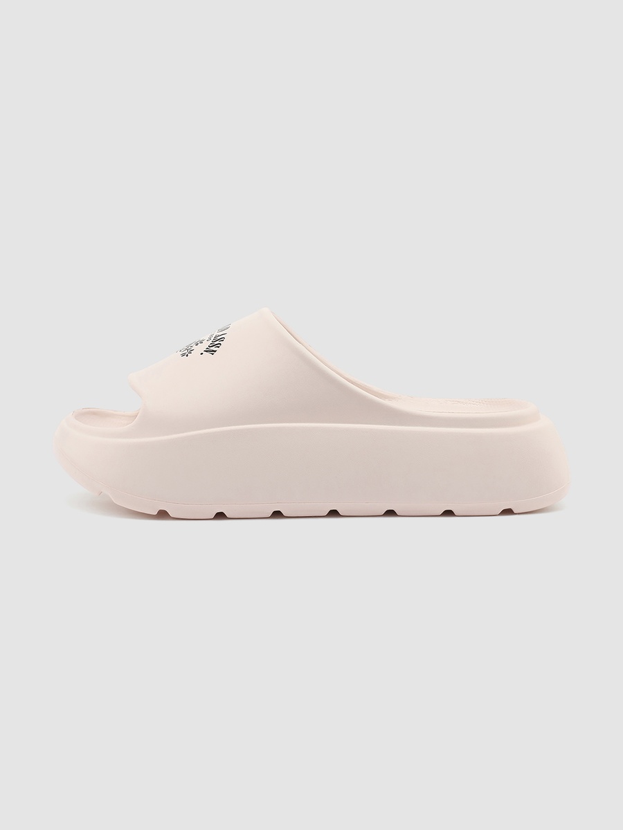 Women Pink Logo Detail Slides