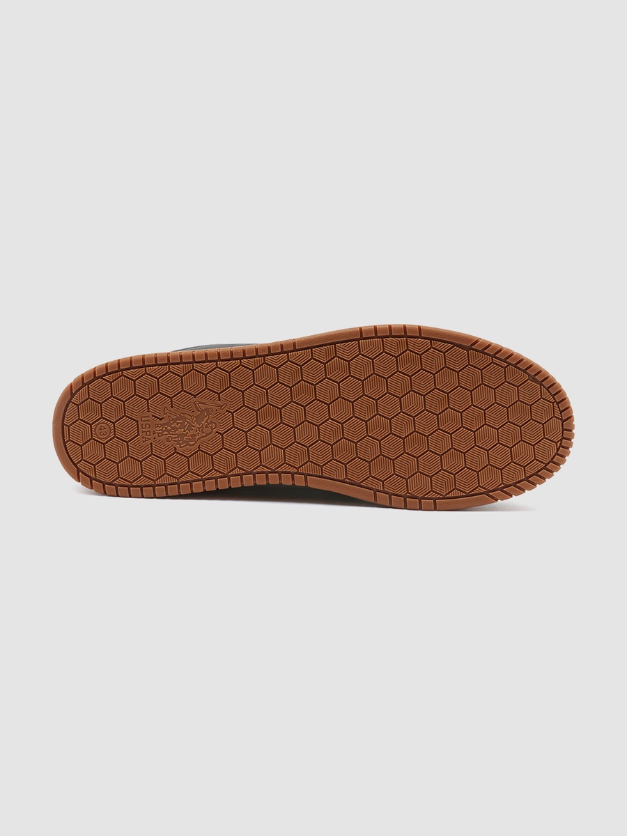 Men Black Low-Top Sneakers