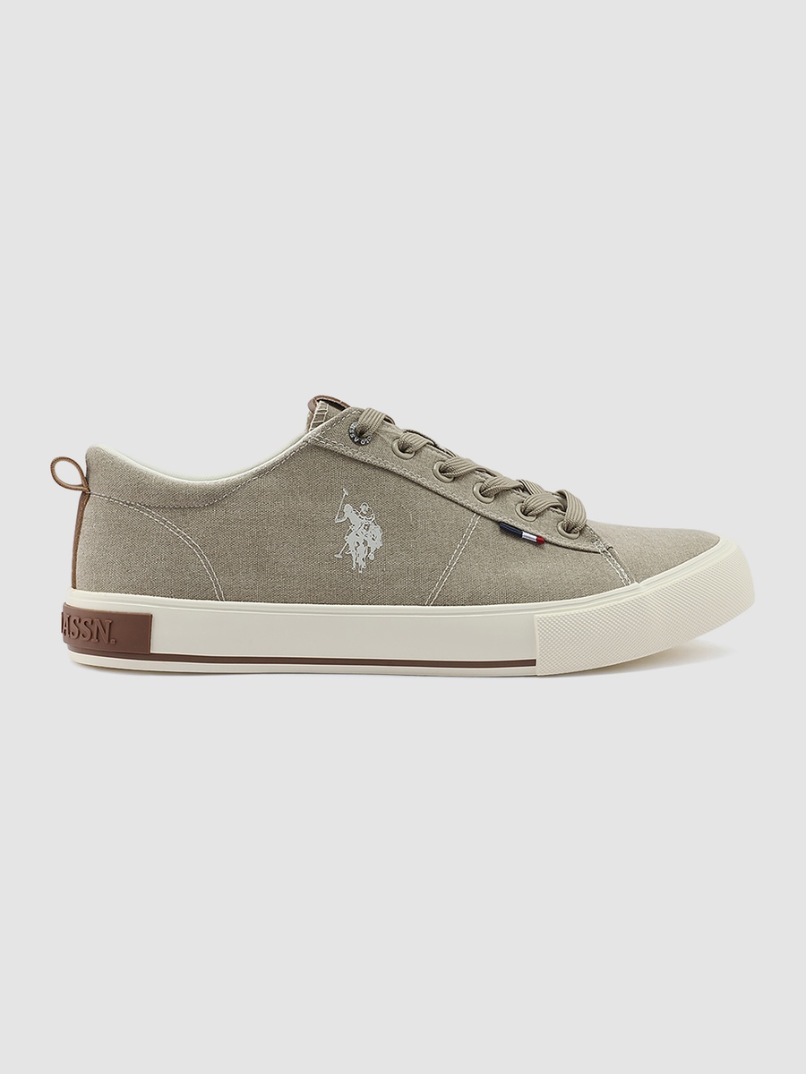 Men Brown Low-Top Lightweight Sneakers