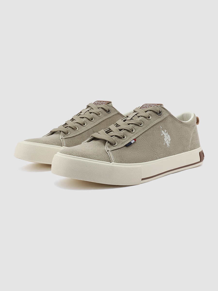 Men Brown Low-Top Lightweight Sneakers