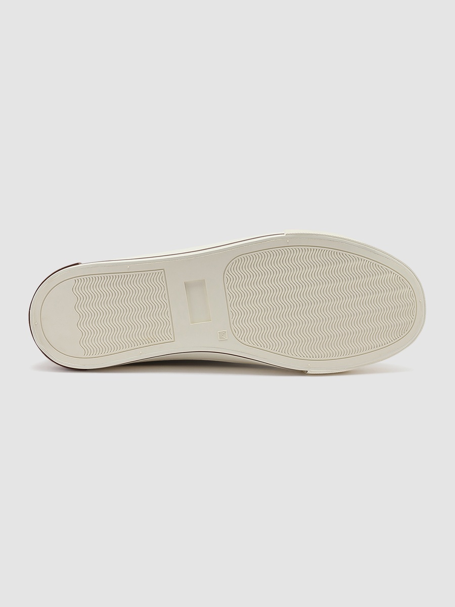 Men Brown Low-Top Lightweight Sneakers