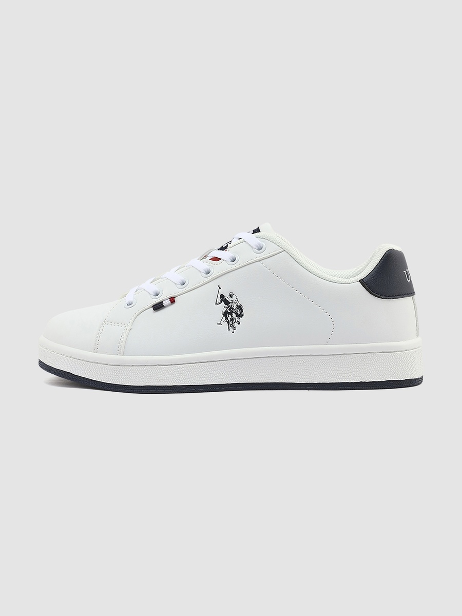 Women White Low-Top Lightweight Sneakers