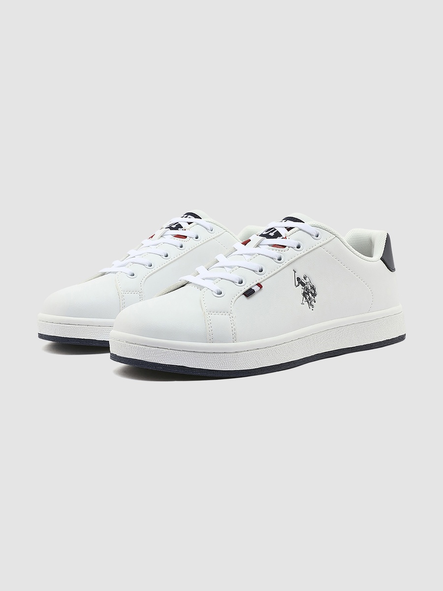 Women White Low-Top Lightweight Sneakers