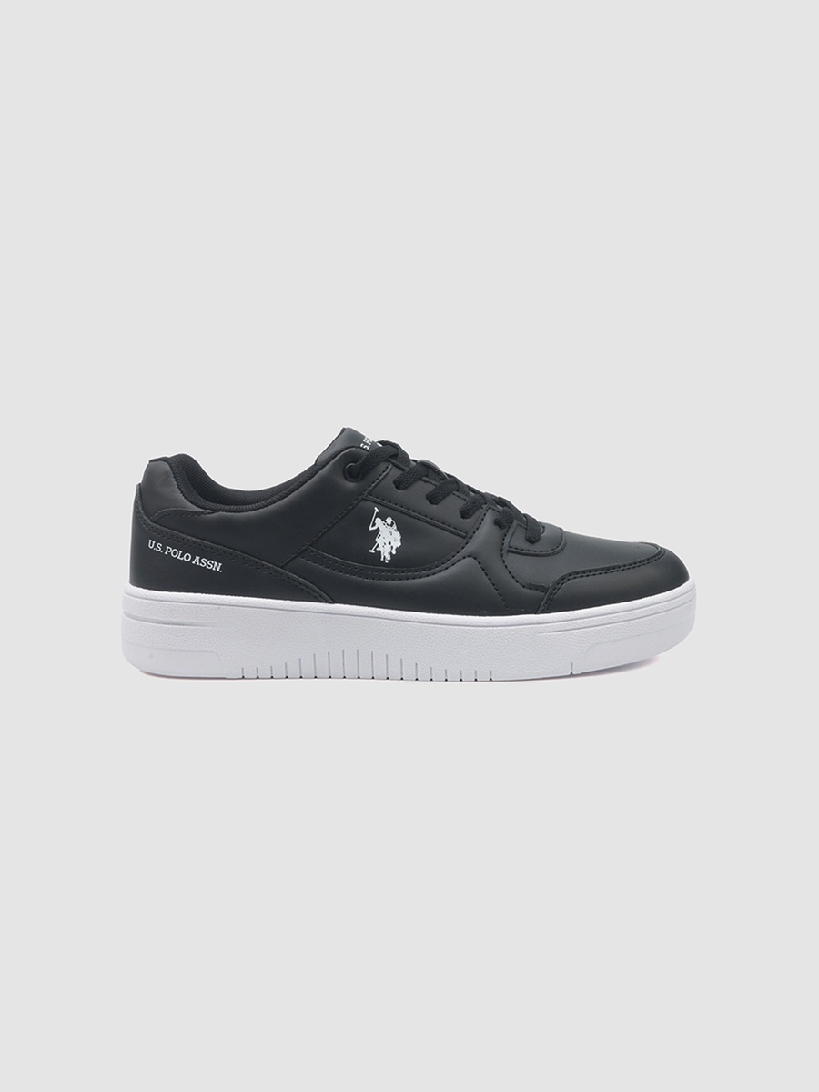 Women Black Low-Top Sneakers
