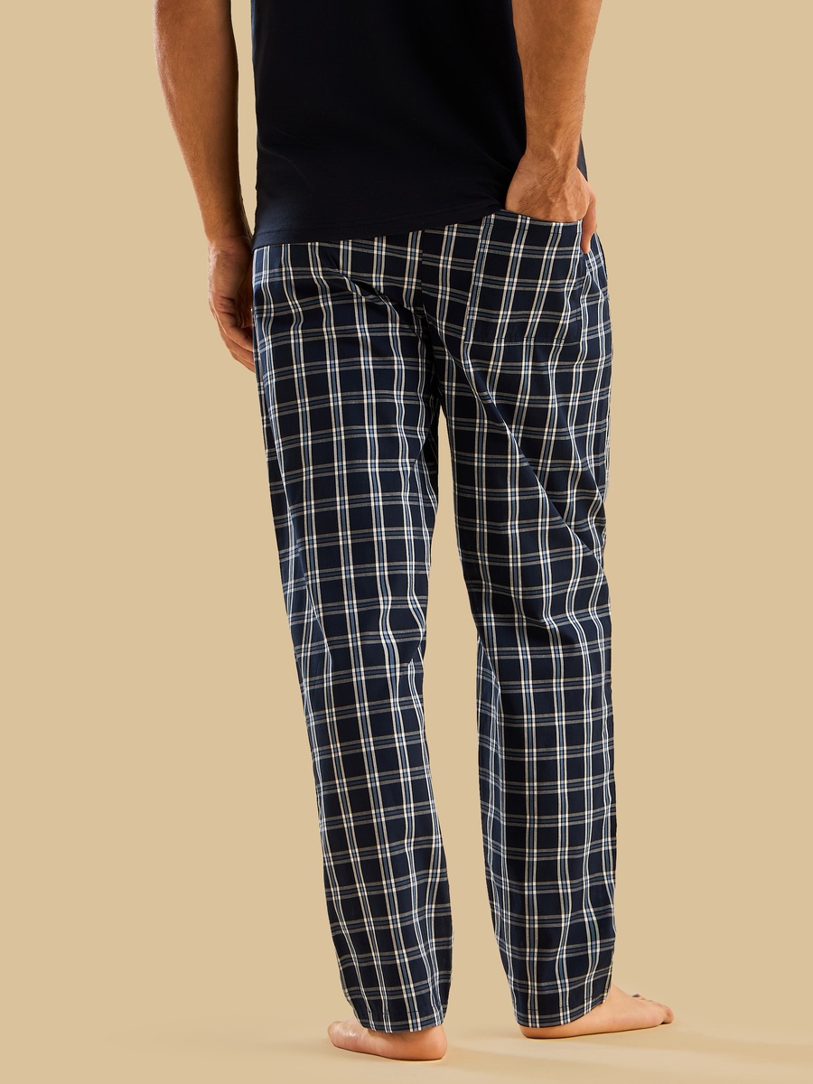 Checked Poplin Pyjama Pants
