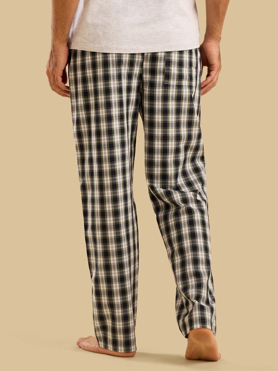 Checked Poplin Pyjama Pants