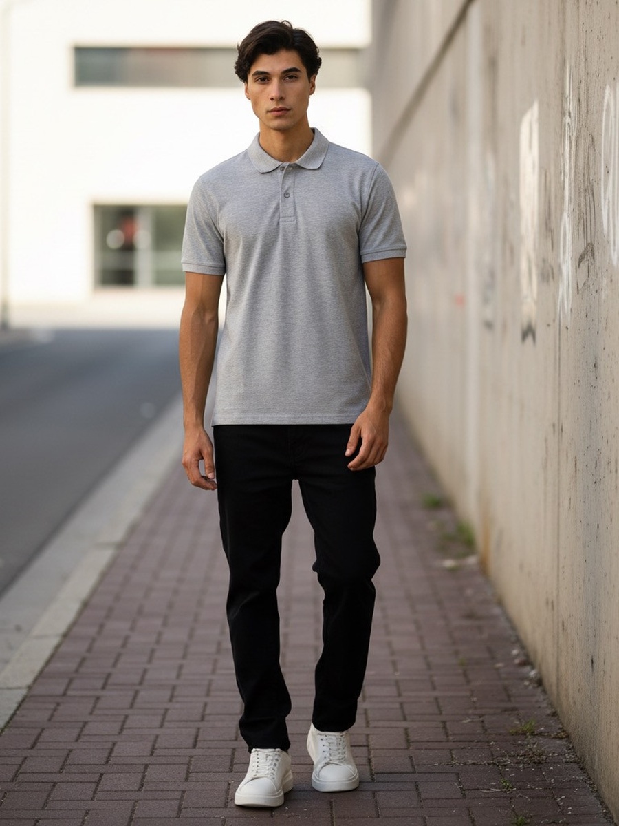 Plain Polo T-Shirt