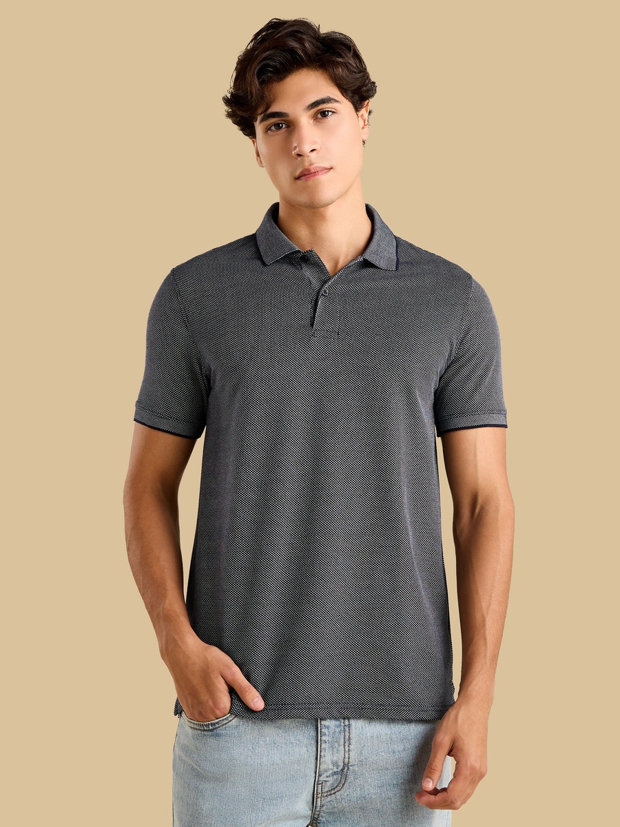 Textured Polo T-Shirt