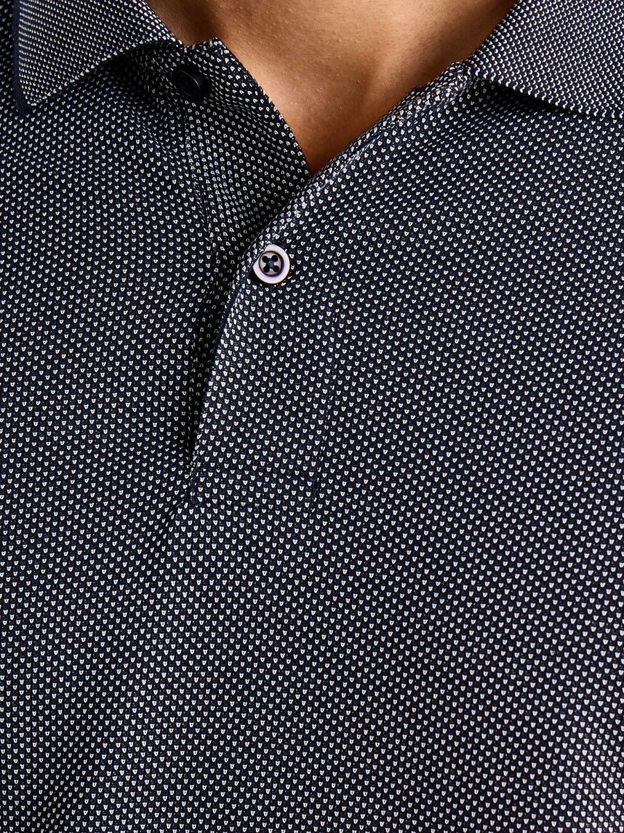 Textured Polo T-Shirt