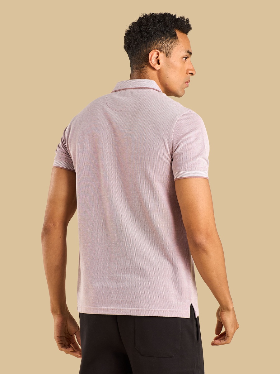 Textured Polo T-Shirt